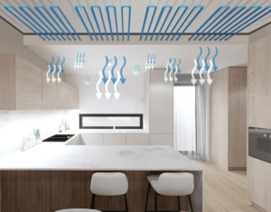 Stropné chladenie | Viladomy Jurská